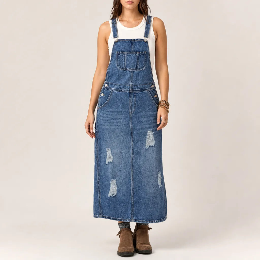 Louisa Womens Overall - Color:Blue;Size:S