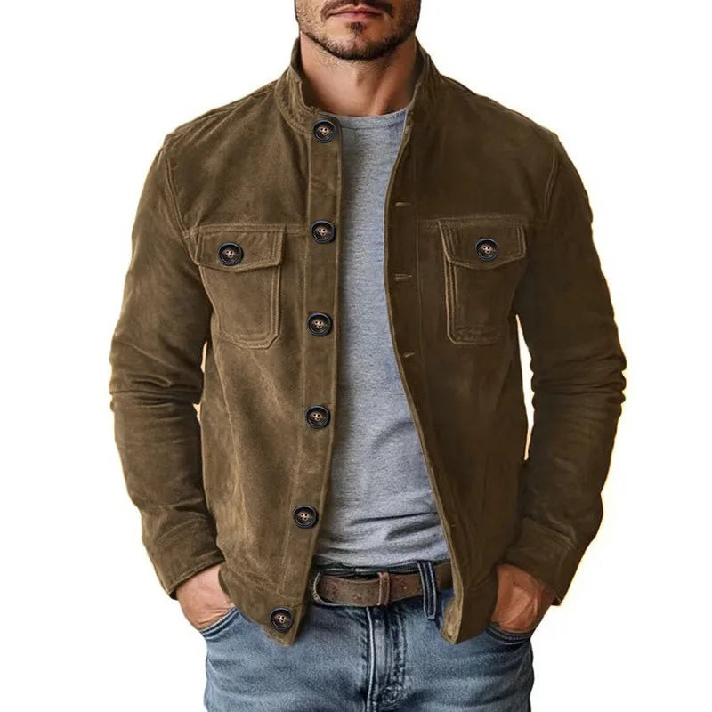 Lowell | Men's Classic Jacket  - Color:Brown;Size:XS