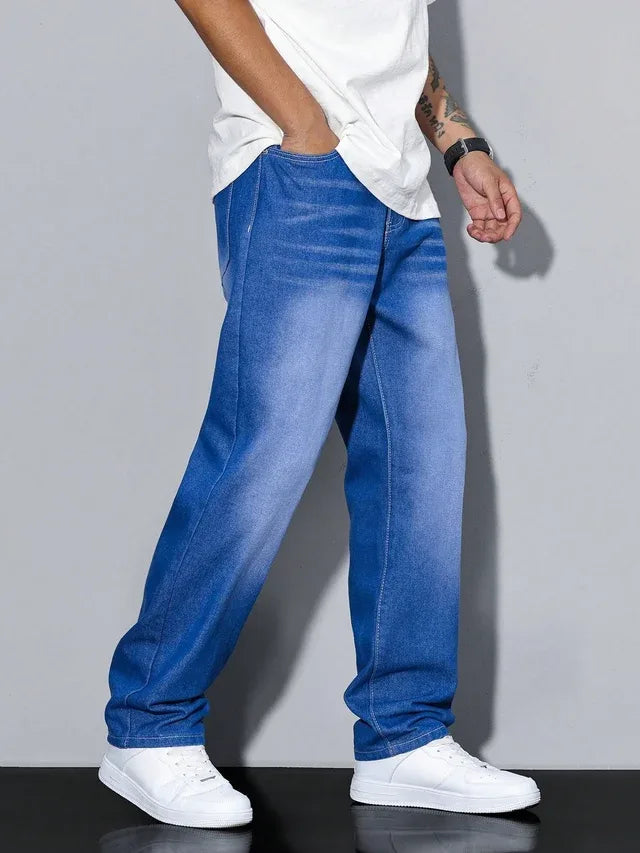 Lowry Sturdy Denim Jeans - Color:Blue;Size:XXS