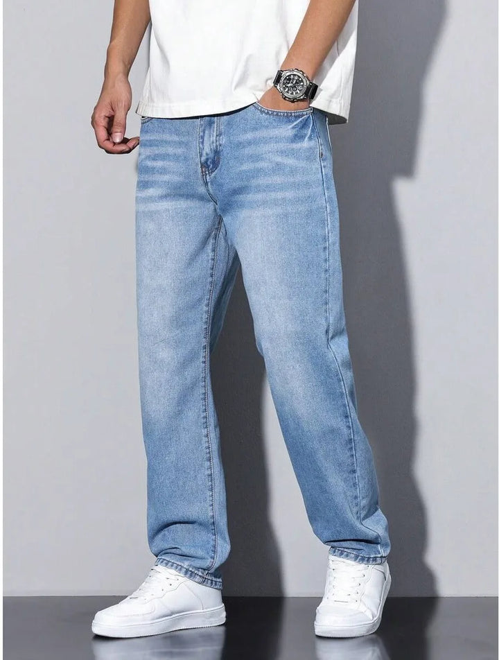 Lowry Sturdy Denim Jeans - Color:Light Blue;Size:XXS