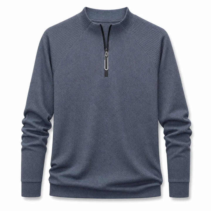 Macallister Quarter-Zip Top - Color:Blue;Size:S