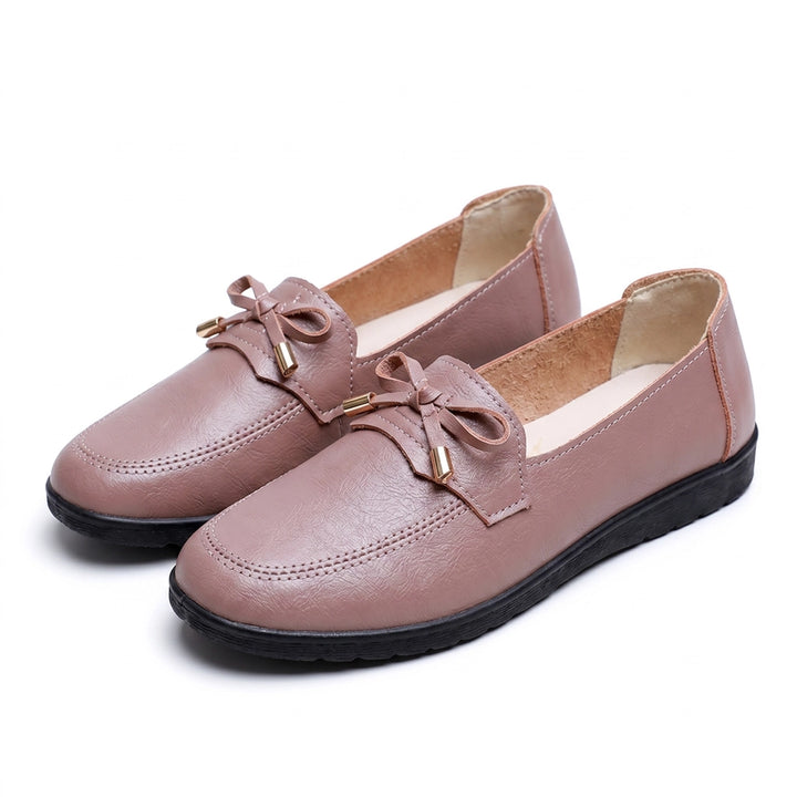 Madison Moore Slip-On Flats - Color:Khaki;Size:35