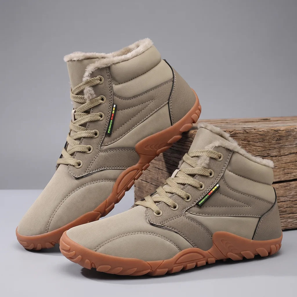 Men's Beige Wade Insulated Mid Boots