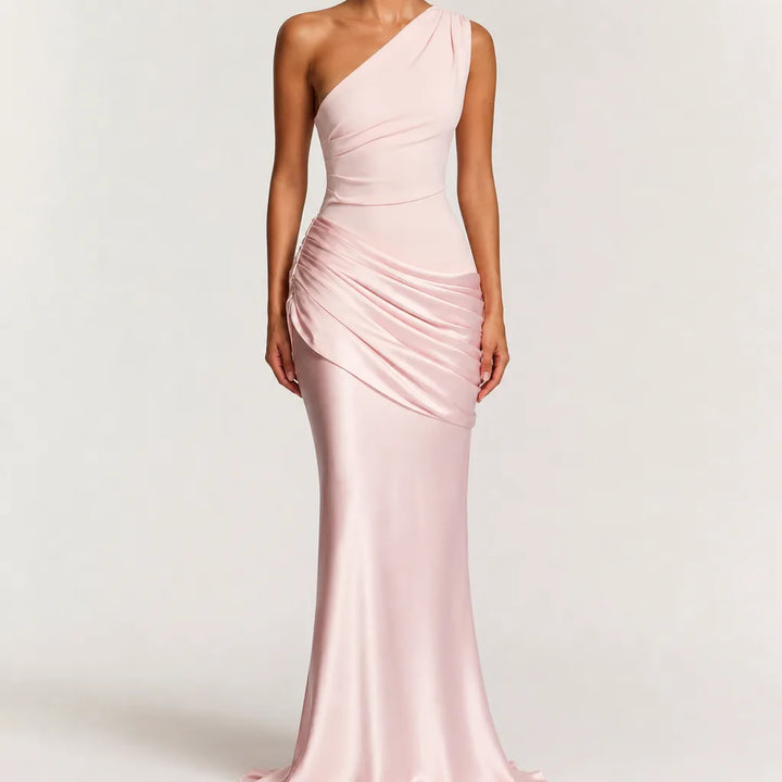 Maisie | Elegant Homecoming Evening Cocktail Dress - Color:Pink;Size:XS