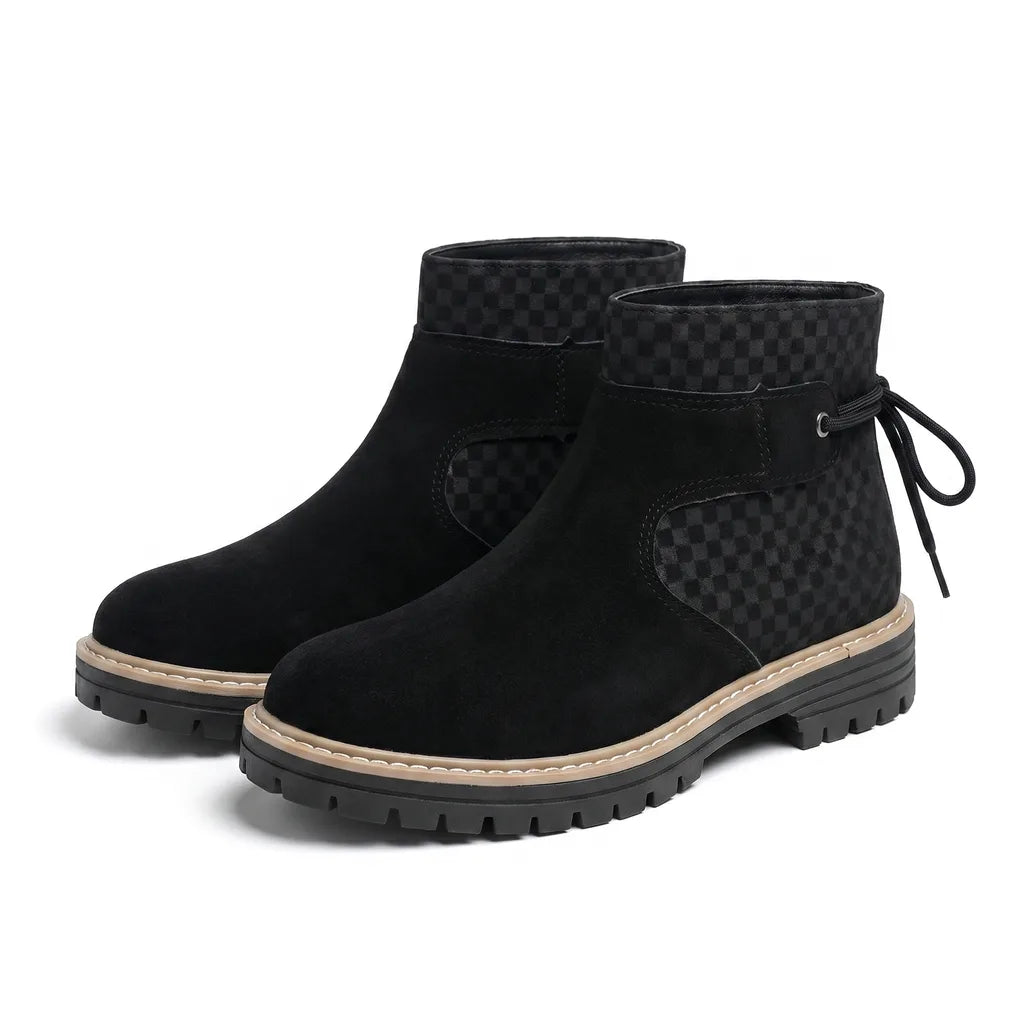 Maria | Women's Ankle Booties - Color:Black;Size:36