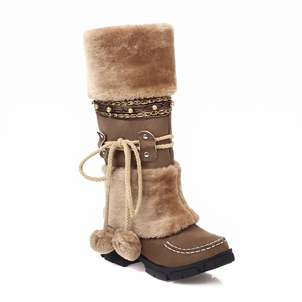Women's Ivy Pom Pom Tall Boots