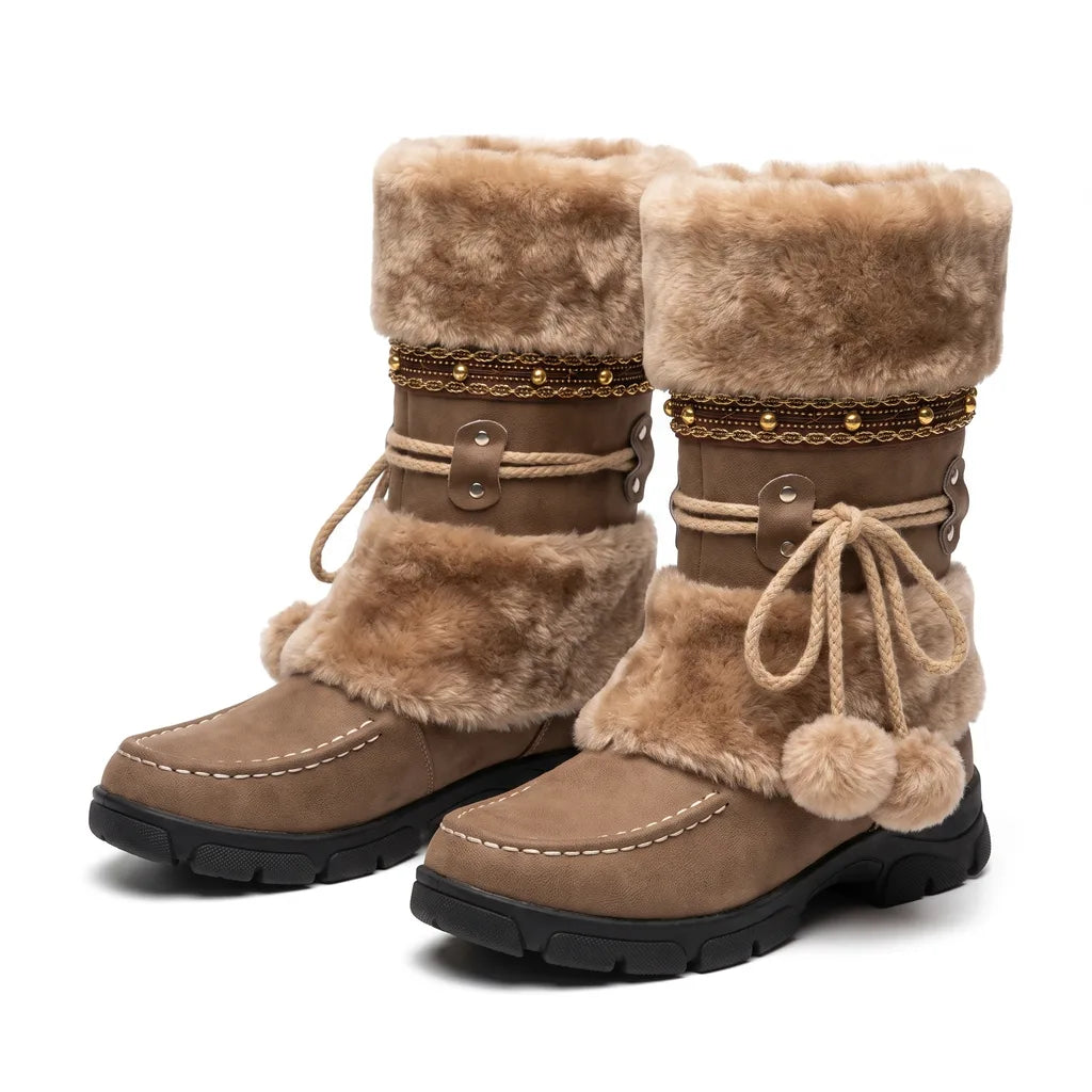 Women's Ivy Pom Pom Tall Boots