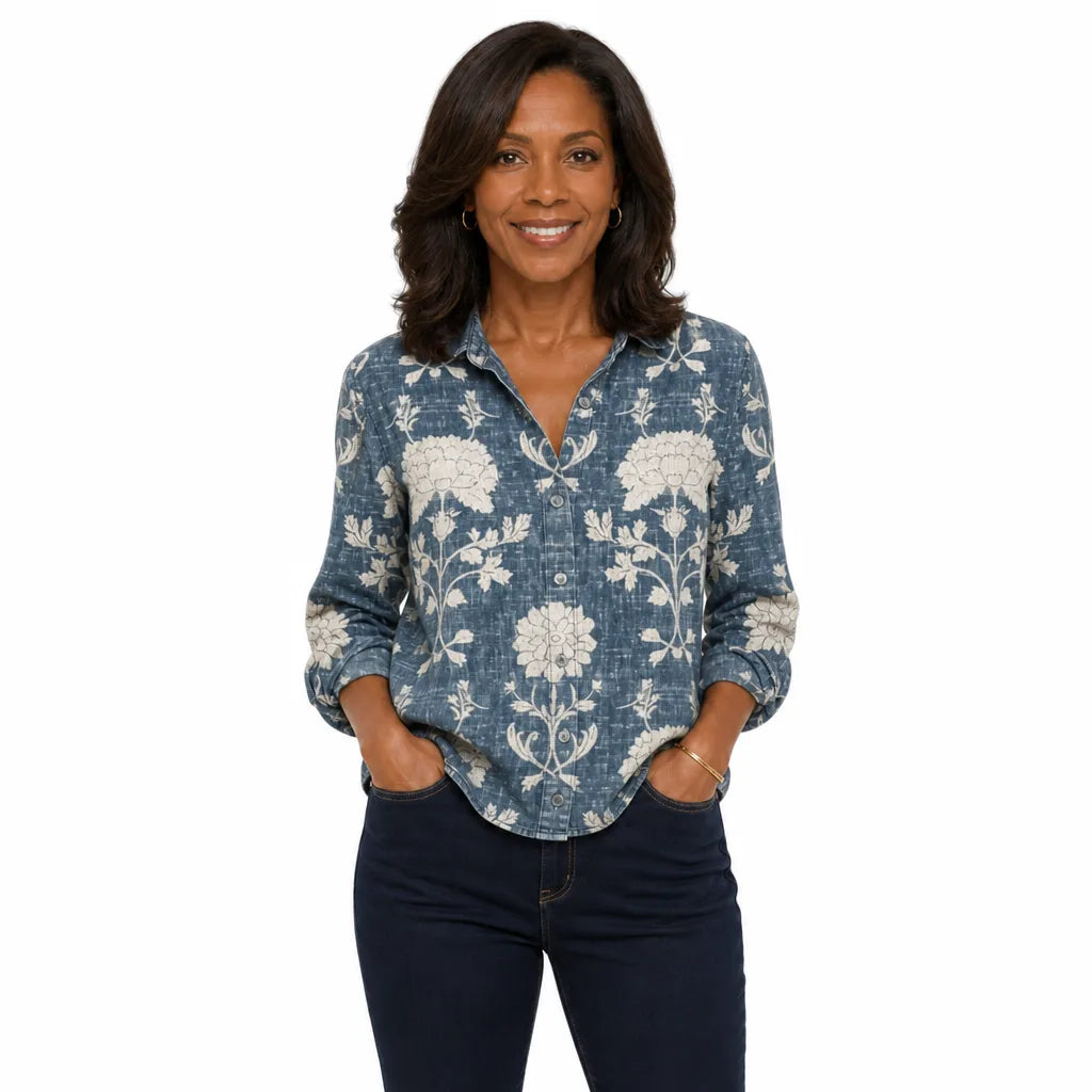 Women's CXCS-179 Tierney Printed Longline Shirt
