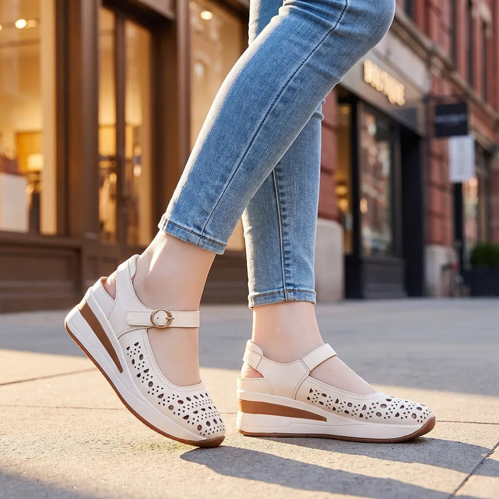 Marlowe Orthopedic Sandals - Color:White;Size:35