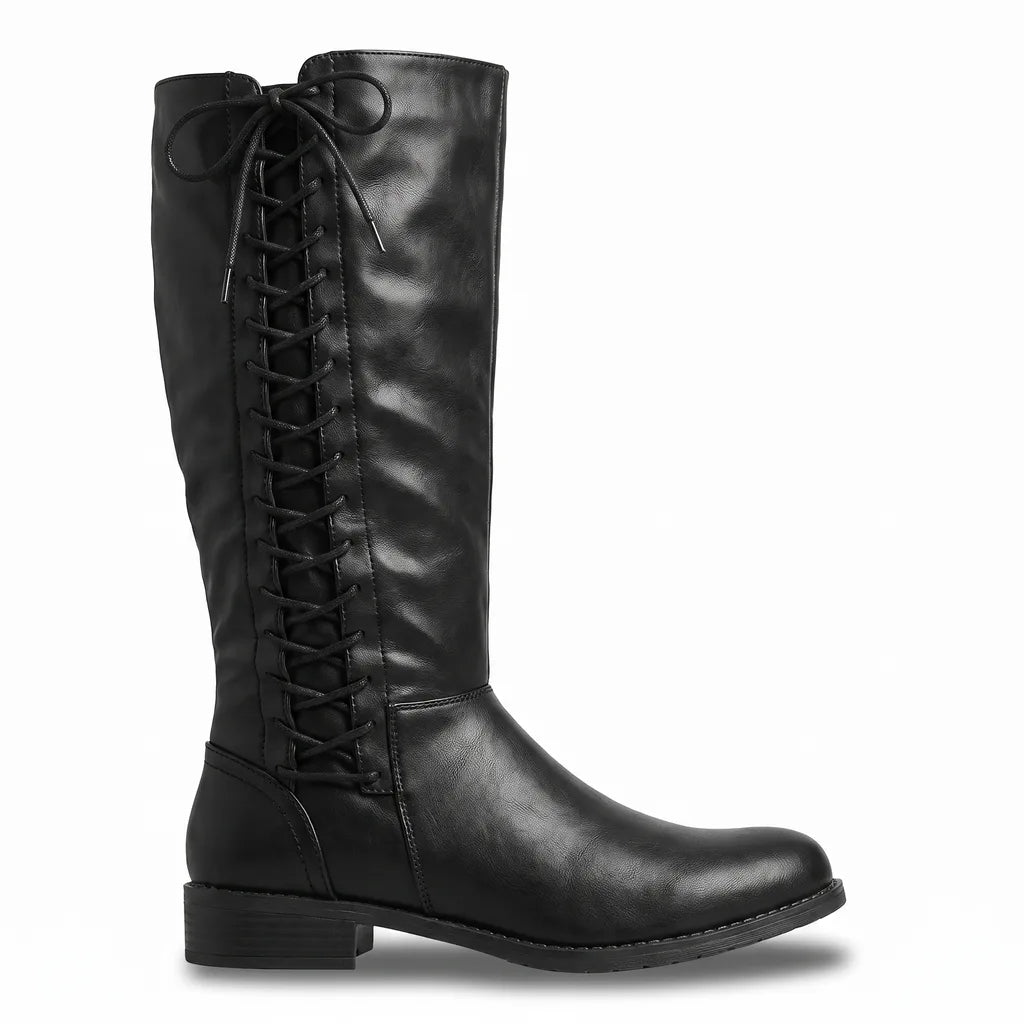 Women's Black Vickers Tall Riding Boots
