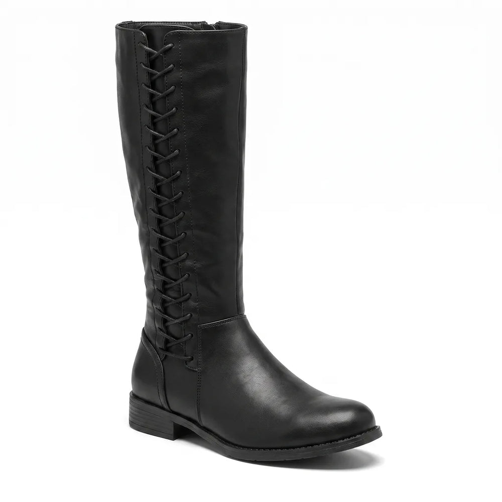 Women's Black Vickers Tall Riding Boots