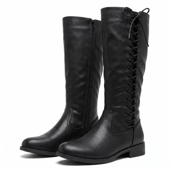 Women's Black Vickers Tall Riding Boots