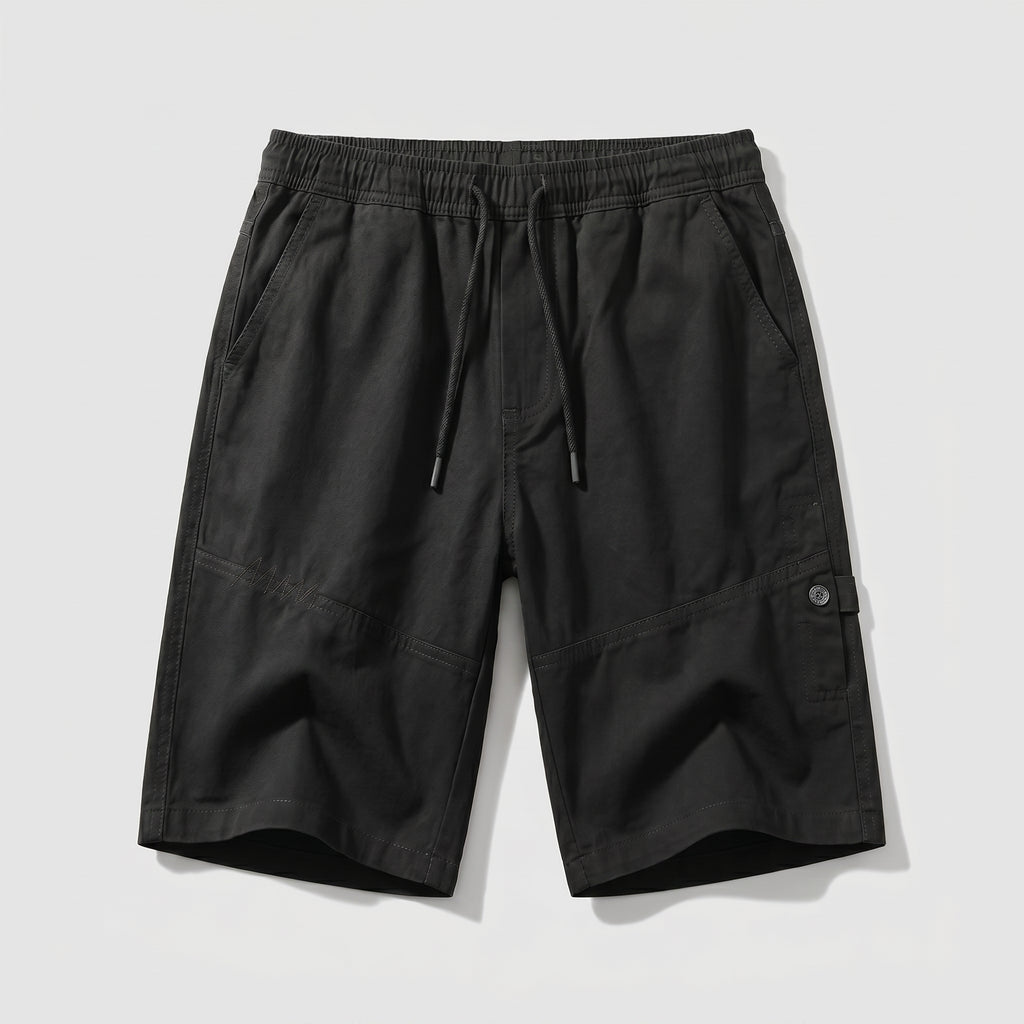 Mason Cotton Cargo Shorts - Color:Black;Size:XS