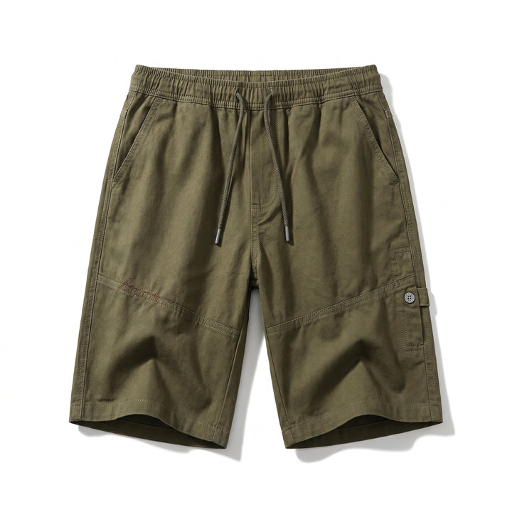 Mason Cotton Cargo Shorts - Color:Green;Size:XS
