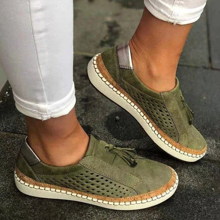 Matilda | Women's Orthopedic Comfort Shoes - Color:Green;Size:35