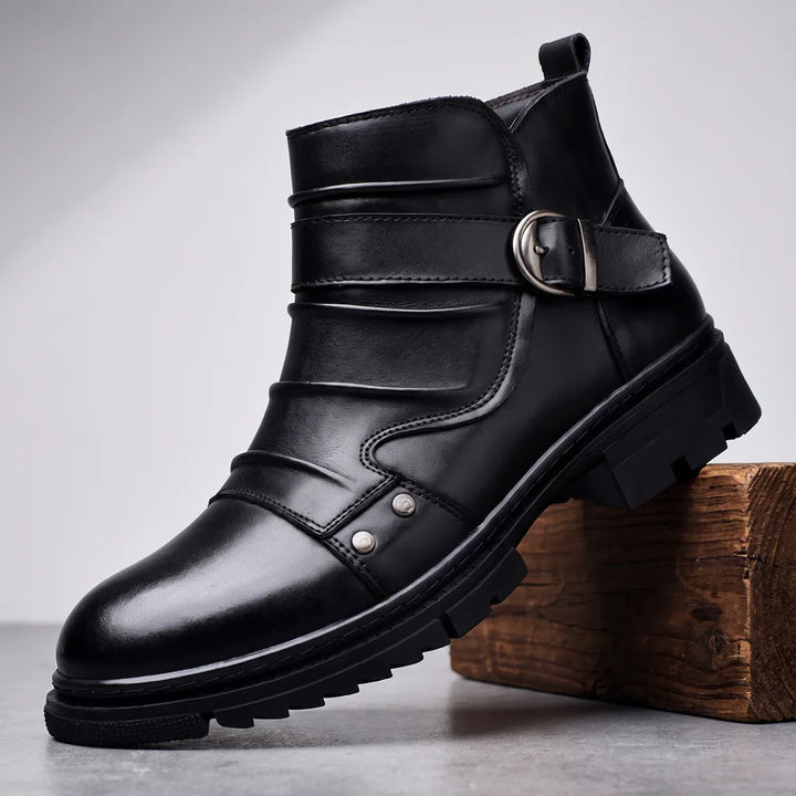 Matthew | Mens Fall Hiking Boots - Color:Black;Size:38