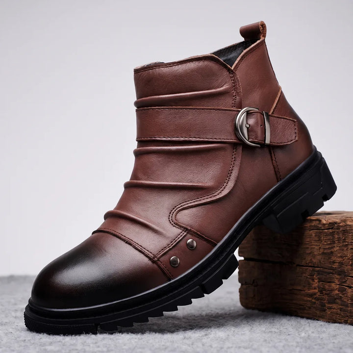 Matthew | Mens Fall Hiking Boots - Color:Brown;Size:38