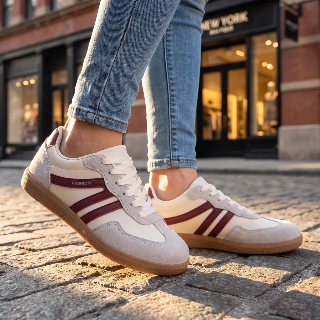 Mila Lightweight Sneakers - Color:Off White;Size:36