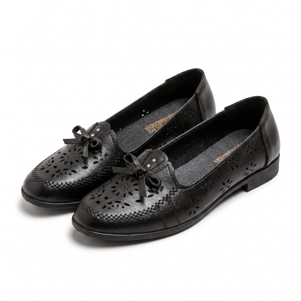 Naomi Moore Flats - Color:Black;Size:35