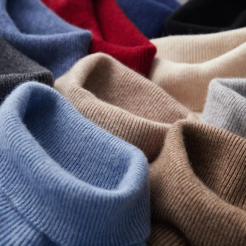 Men's Nathaniel | Men's Cashmere Turtleneck Sweater