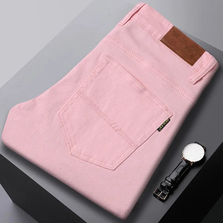 Nicholas Tailored Jeans - Color:Pink;Size:28