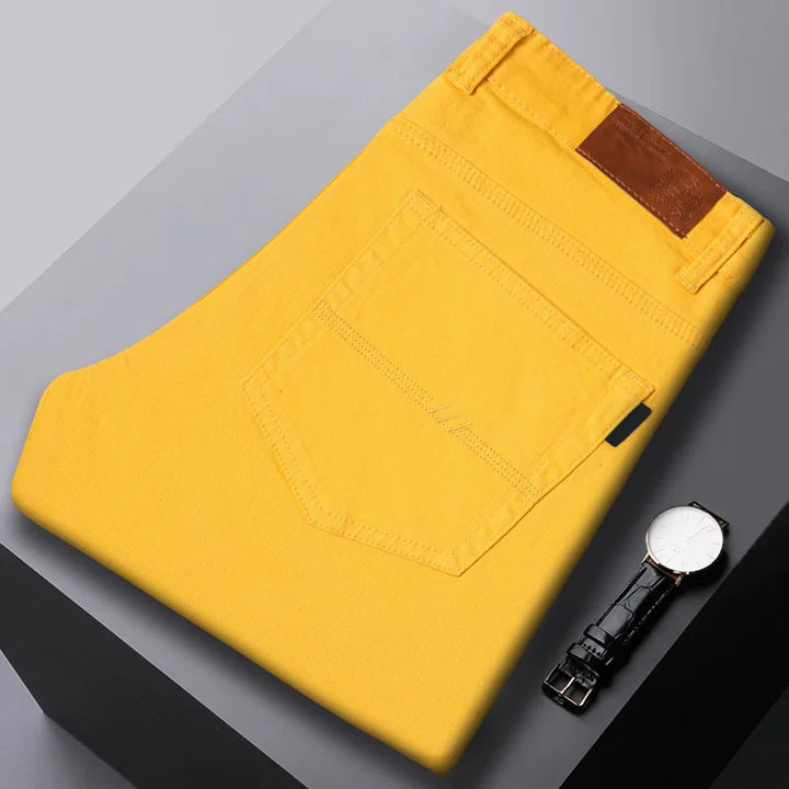 Nicholas Tailored Jeans - Color:Yellow;Size:28