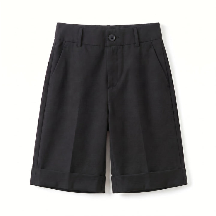 Noelle High-Waist Shorts - Color:Black;Size:XS