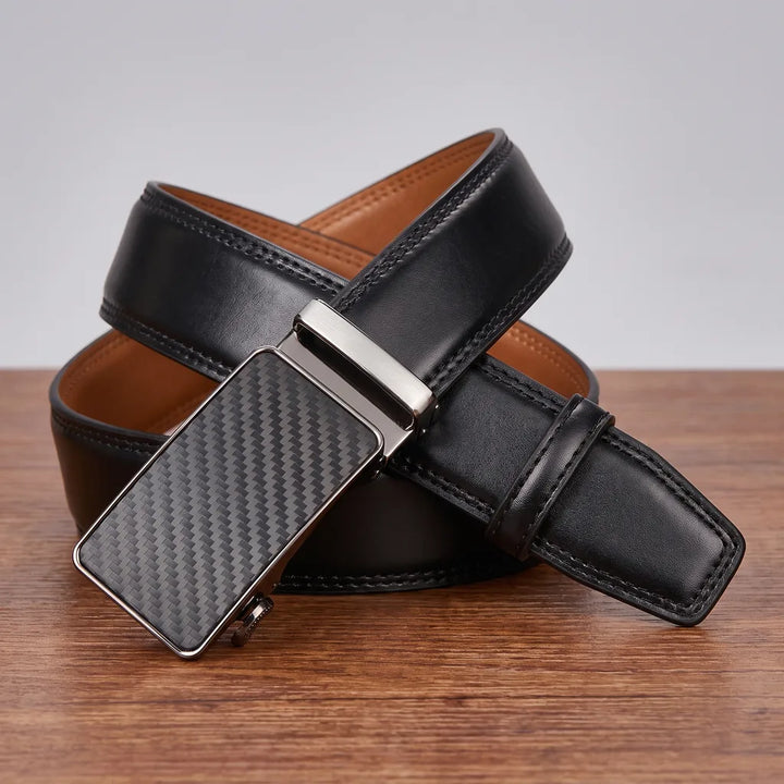 Nolan | Designer Men's Belts  - Color:Black