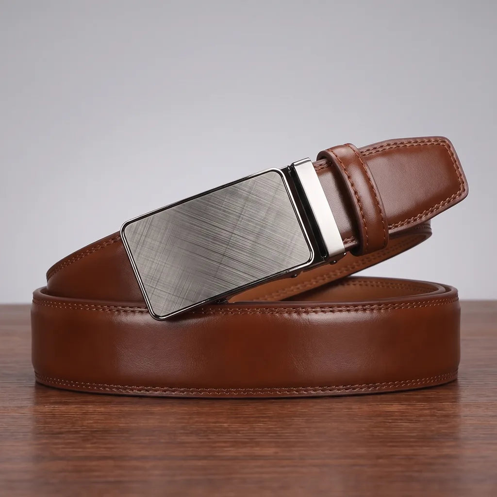 Nolan | Designer Men's Belts  - Color:Brown
