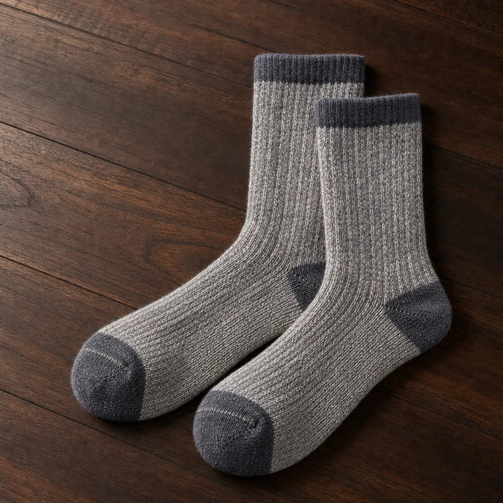 Nolan | Merino Wool Hiking Socks  - Color:Gray;Size:M - US 5-7