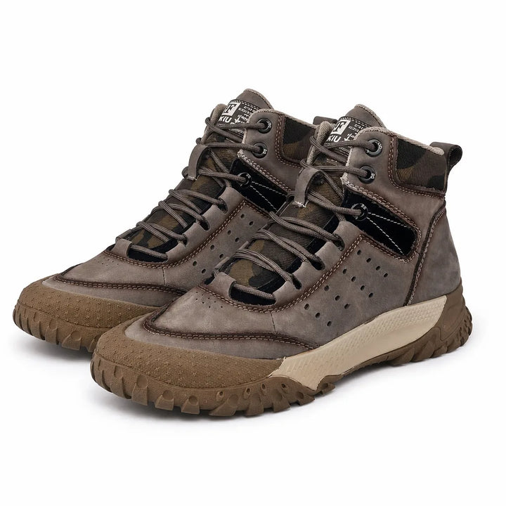 Oliver | Men's Leather Hiking Boots - Color:Brown;Size:38