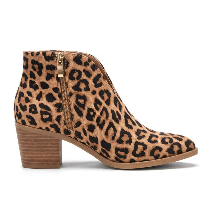 Women's Granger Leopard Ankle Boots