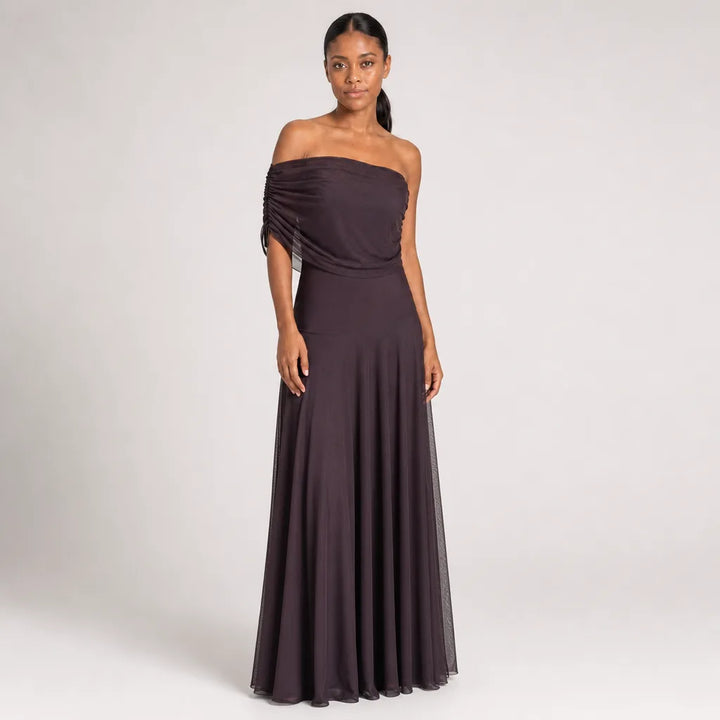 Women's 1 with grip strip at bust Simon Mesh Strapless Dress