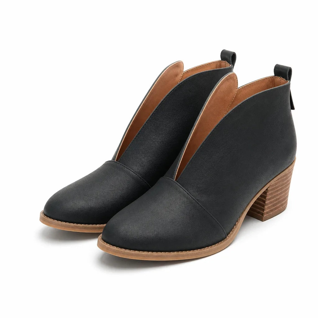 Orla | Women's Fall Ankle Boots - Color:Black;Size:36