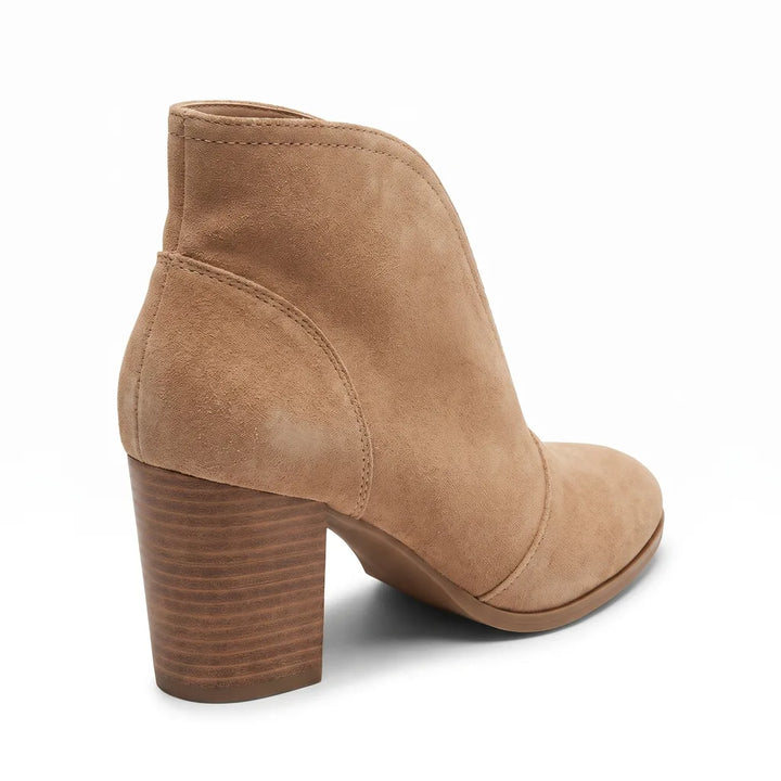 Women's Beige Atticus Chunky Heel Boots