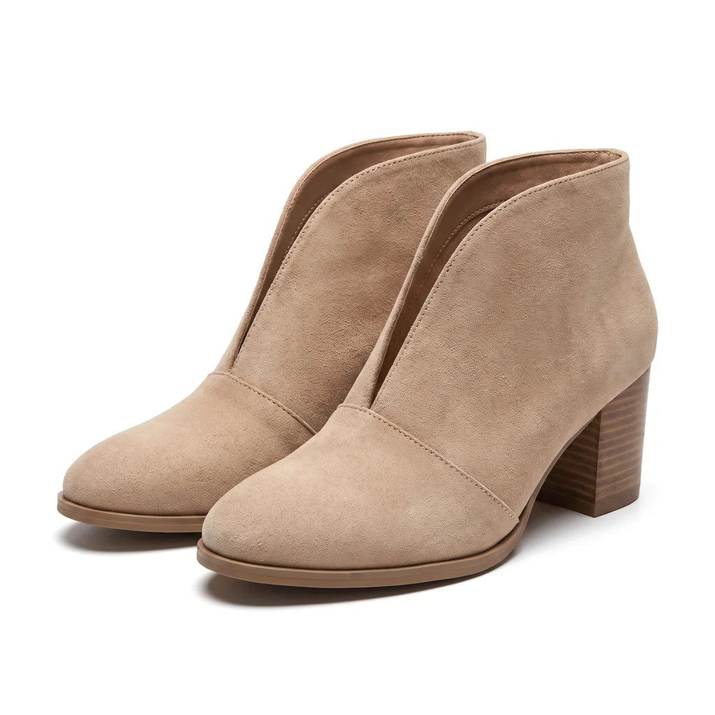 Orla | Women's Fall Ankle Boots - Color:Brown;Size:36