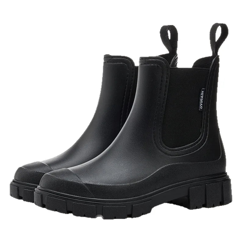 Pandora | Women's Waterproof Stylish Chelsea Boots  - Size:36;Color:Black