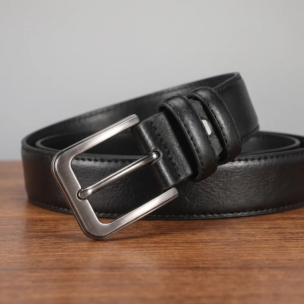 Men's Black Penrose Pin Buckle Belt