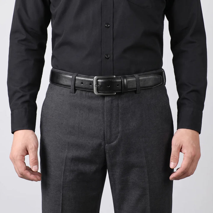 Men's Black Penrose Pin Buckle Belt