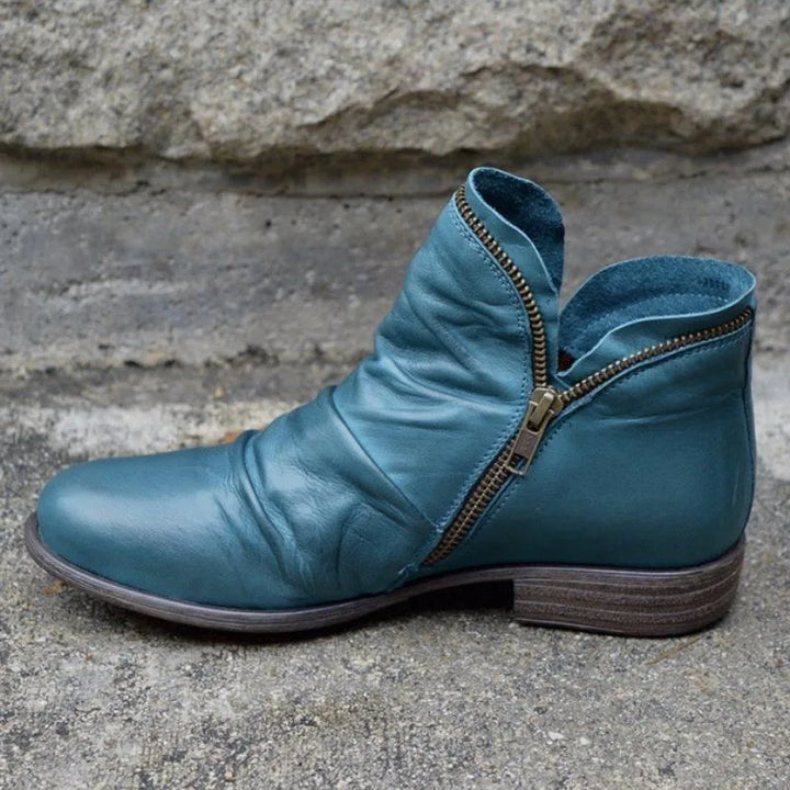 Percy | Women's Wide-Fit Orthopedic Boots - Color:Blue;Size:35