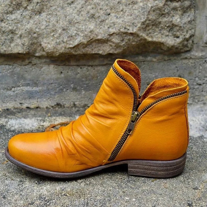 Percy | Women's Wide-Fit Orthopedic Boots - Color:Yellow;Size:35