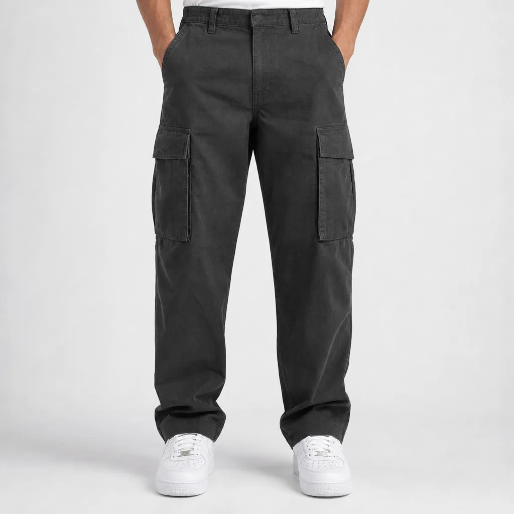 Peregrine | Mens Straight Fit Cargo Pants  - Color:Black;Size:XS