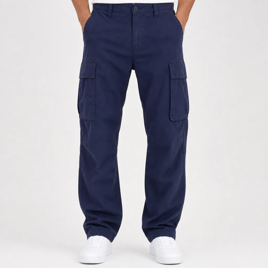 Peregrine | Mens Straight Fit Cargo Pants  - Color:Blue;Size:XS