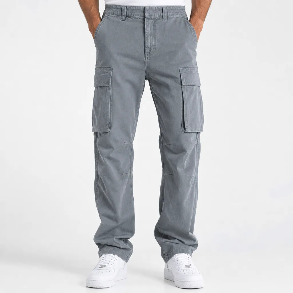 Peregrine | Mens Straight Fit Cargo Pants  - Color:Gray;Size:XS