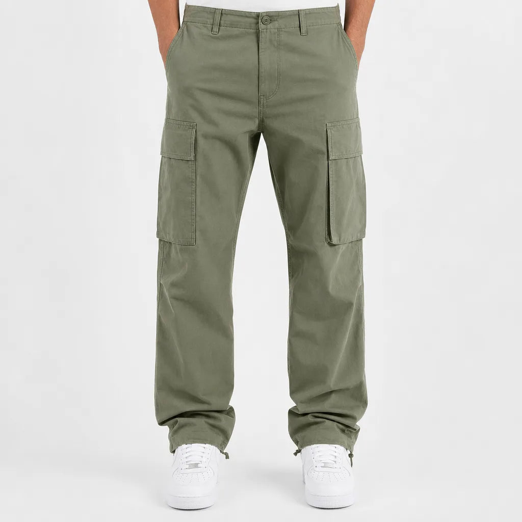 Peregrine | Mens Straight Fit Cargo Pants  - Color:Green;Size:XS