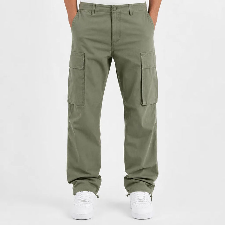 Peregrine | Mens Straight Fit Cargo Pants  - Color:Green;Size:XS