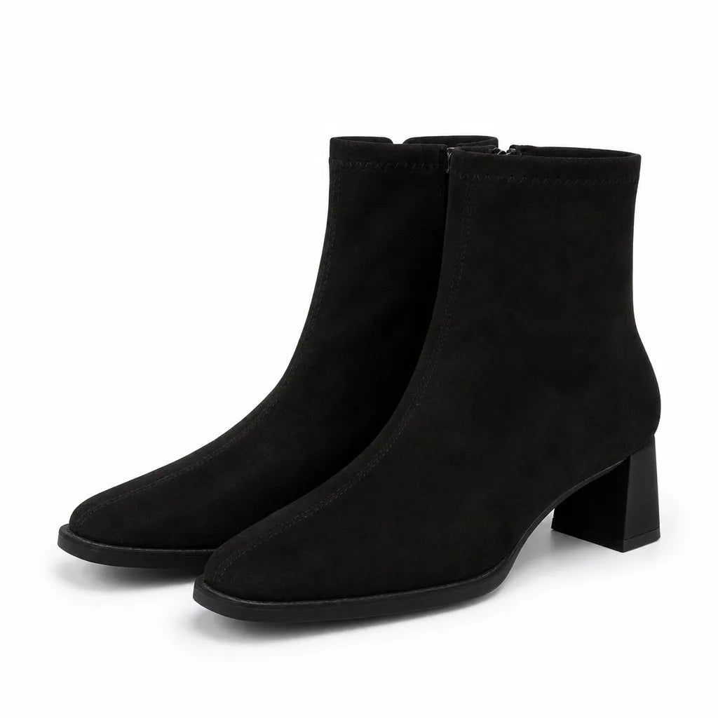 Rachel | Women's Fall Ankle Boots - Color:Black;Size:35