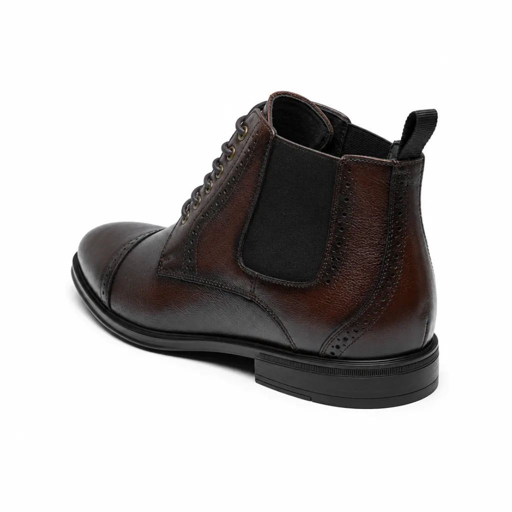 Men's Flora Leather Lace Up Boots