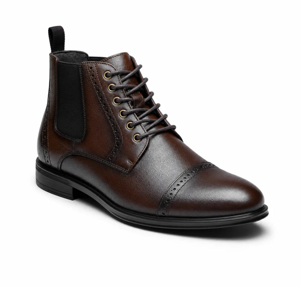 Men's Flora Leather Lace Up Boots