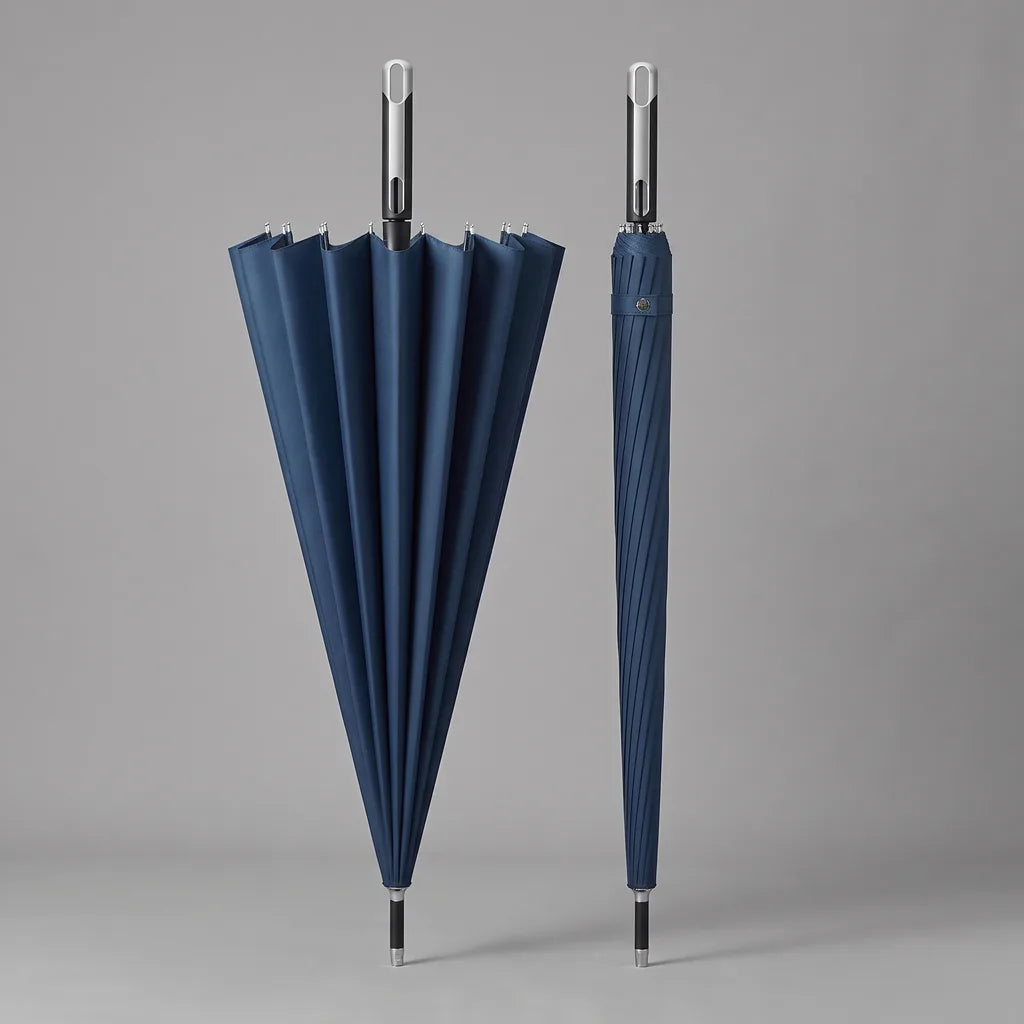 Rayhan | Long Handle Umbrella  - Color:Black